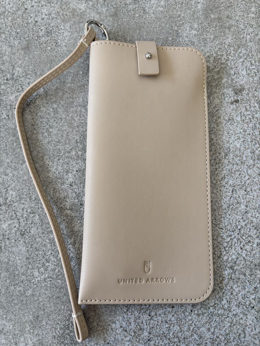 Zoff UNITED ARROWS メガネケース　サングラスケース ソフトケース ベージュ