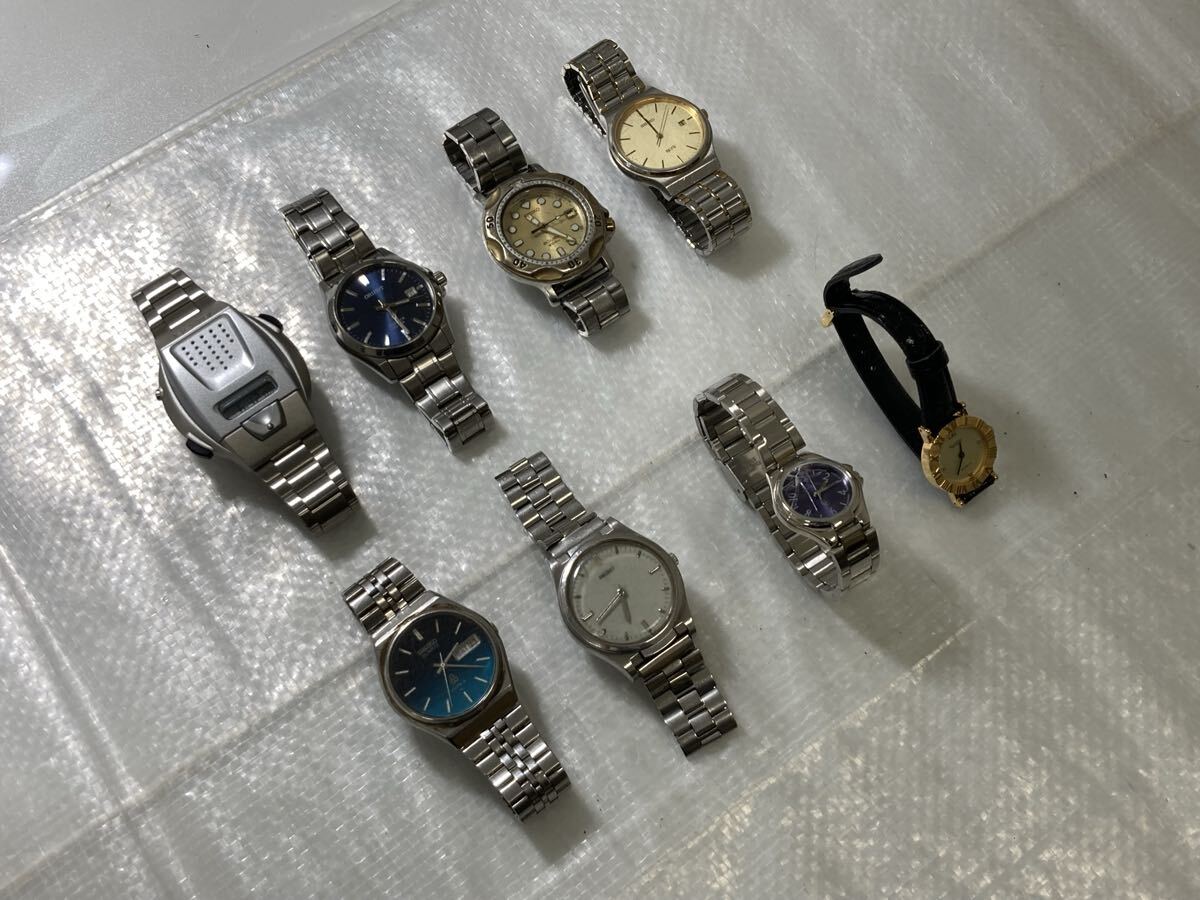 1円スタート SEIKO オリエント クオーツ時計 他おまとめ8点 メンズ レディース 0419T①