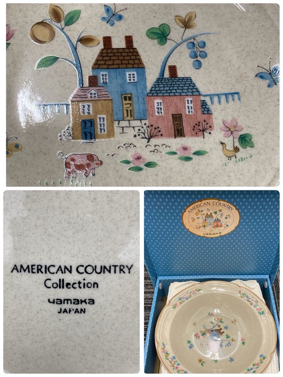 1円スタート 中古品 未使用品 AMERICAN COUNTRY yamaka ヤマカ No.YS-3601 スープカレーセット 5皿セット 0417T⑩