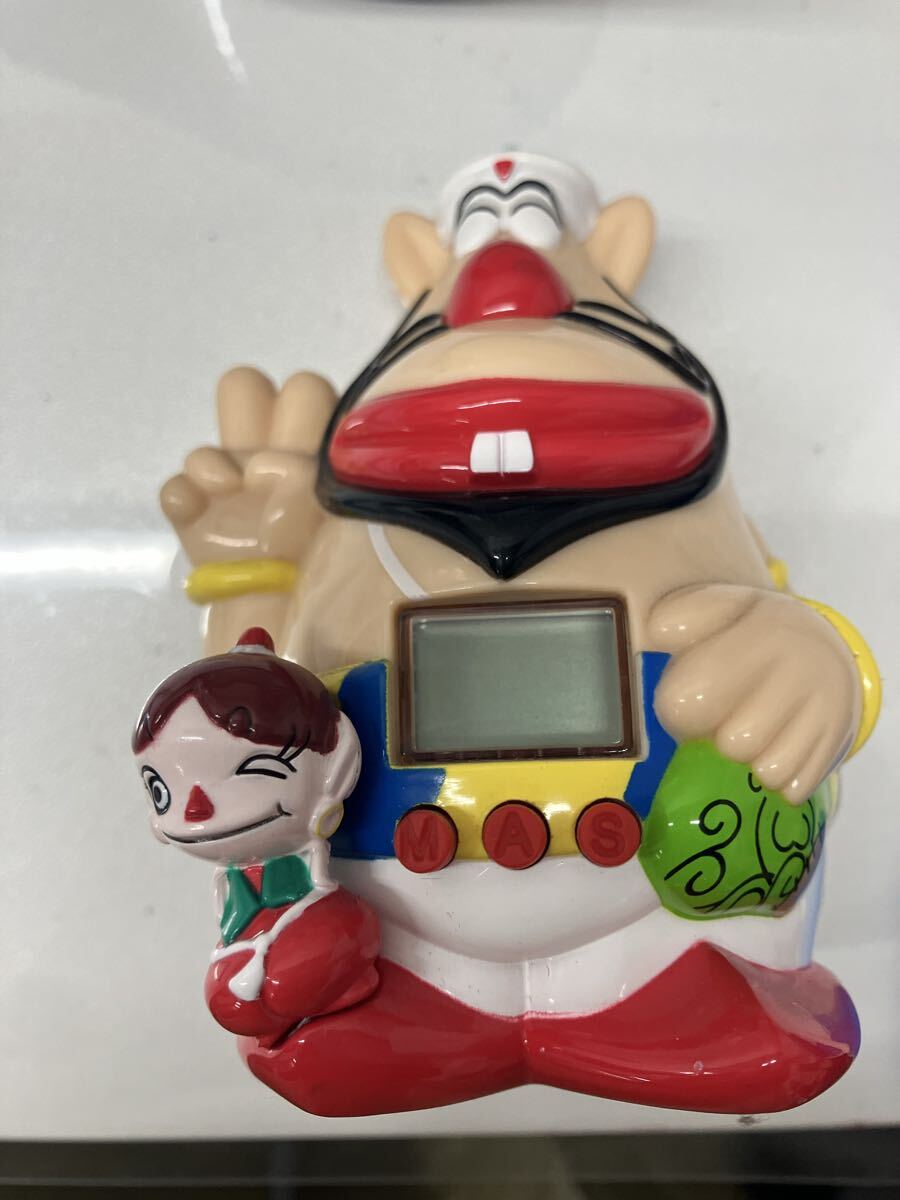 1円スタート　0418w⑨ 日清ちびっこ坊や ソフビ人形 時計　昭和レトロ 企業物 ハクション大魔王