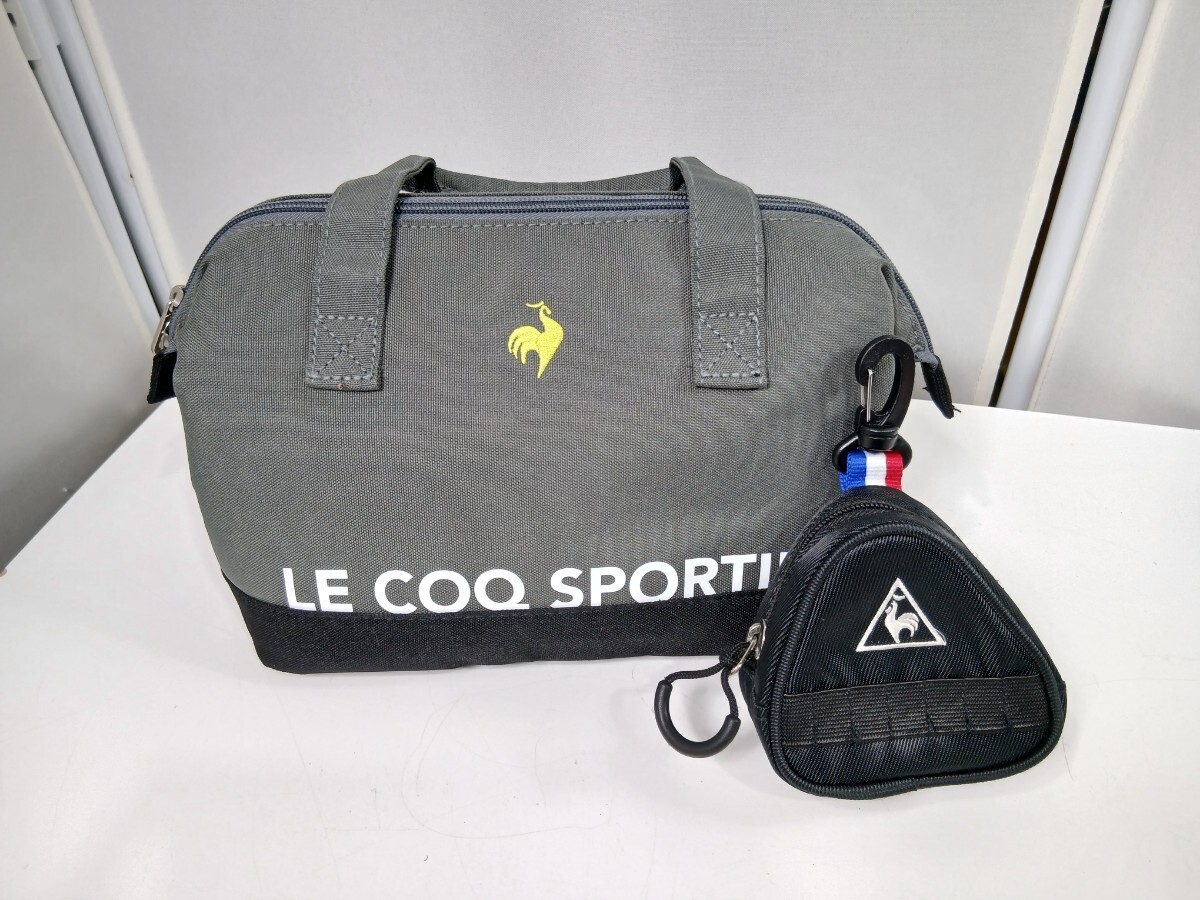 #2178 le coq sportif ルコックスポルティフ カートバッグ 保温 保冷 ボールホルダー セット/和歌山県にて引き取り大歓迎