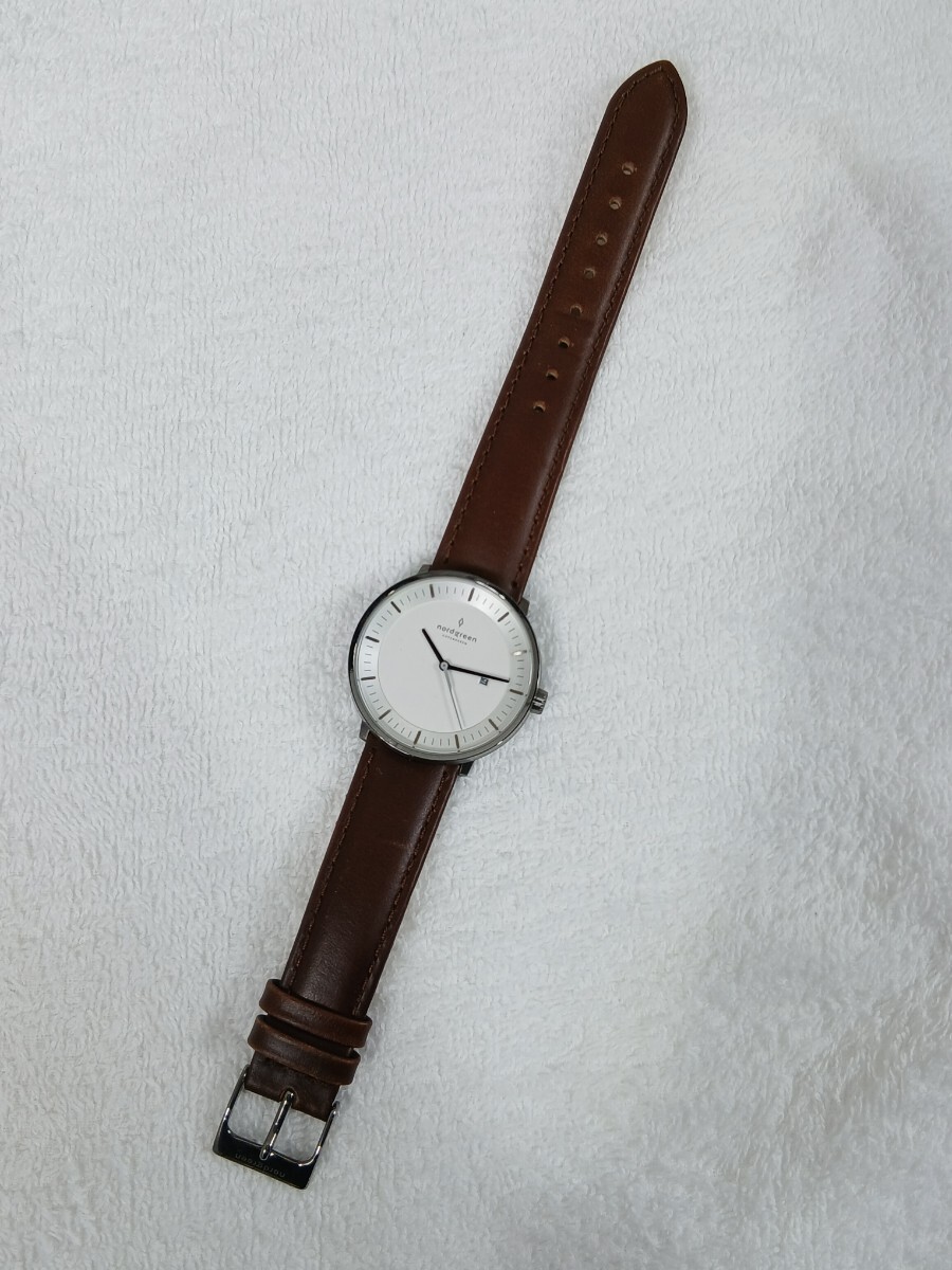 #2166 nordgreen ノードグリーン Philosopher 腕時計 動作未確認 クォーツ/和歌山県にて引き取り大歓迎