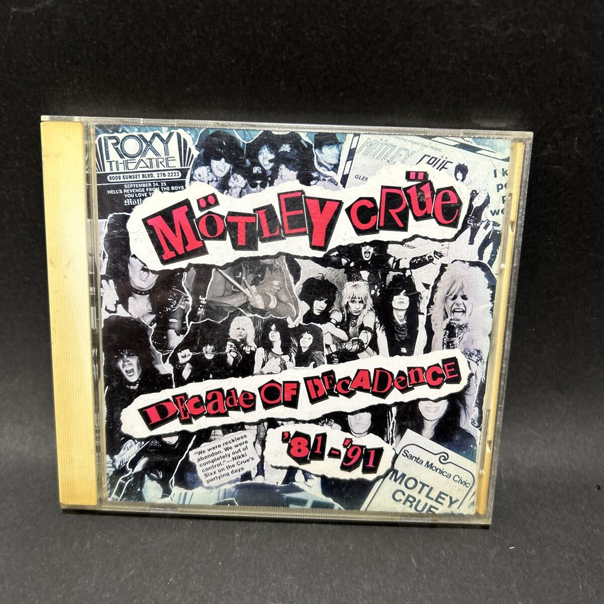 MOTLEY CRUE Decade Of Decadence