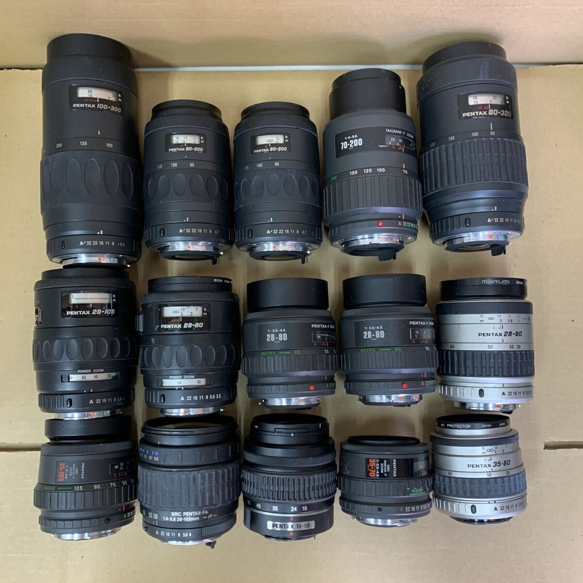 まとめて PENTAX ペンタックス カメラレンズ ペンタックス用 未確認 SET 111
