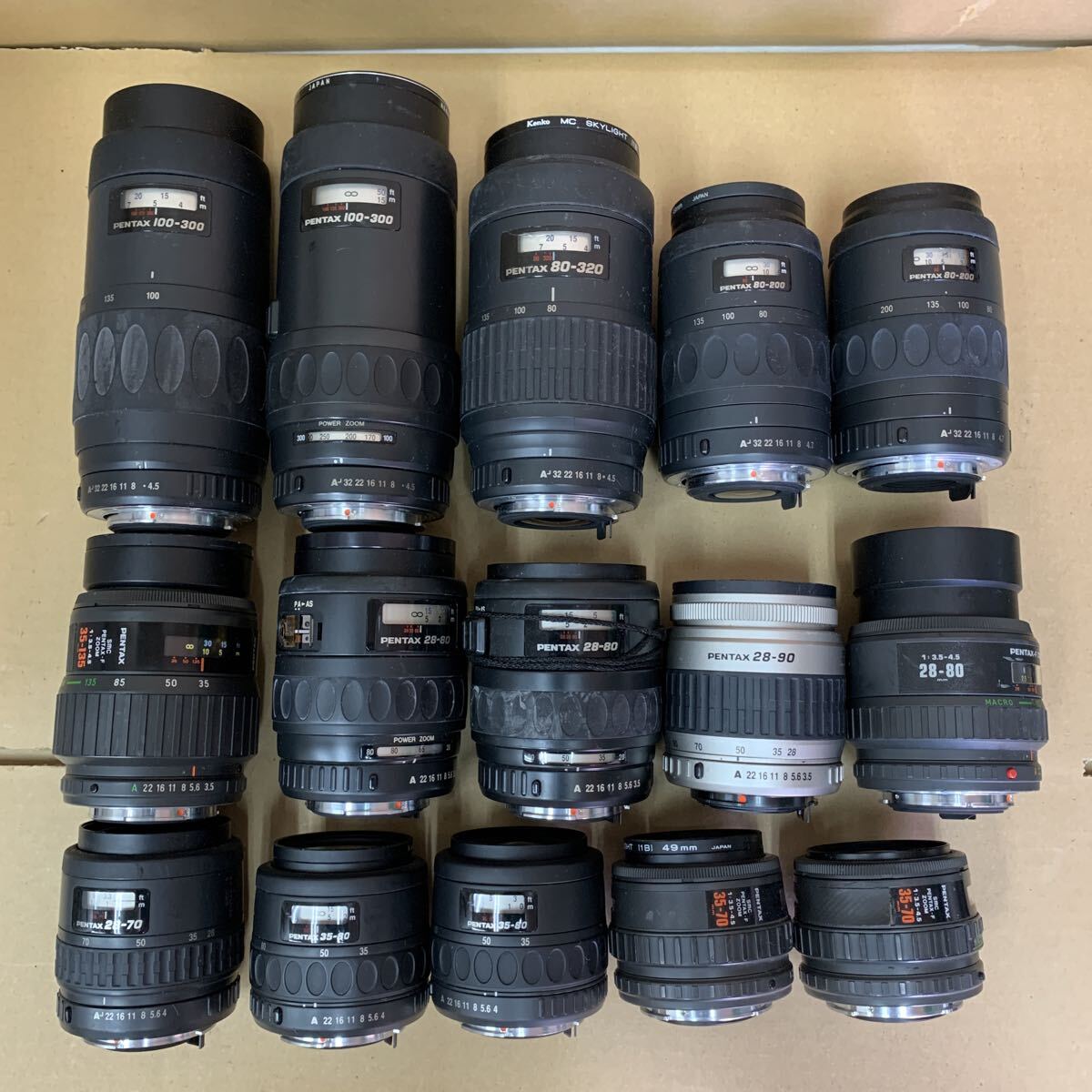 まとめて PENTAX ペンタックス カメラレンズ ペンタックス用 未確認 SET 112