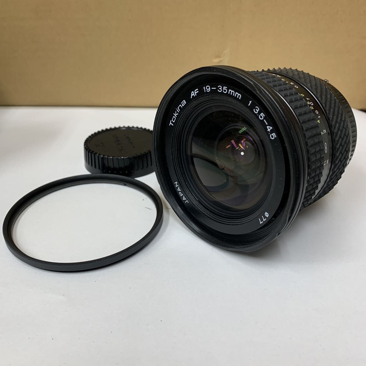 Tokina AF 19 - 35mm 1:3.5-4.5 φ77 トキナー カメラレンズ ペンタックス用 未確認 LENS 149