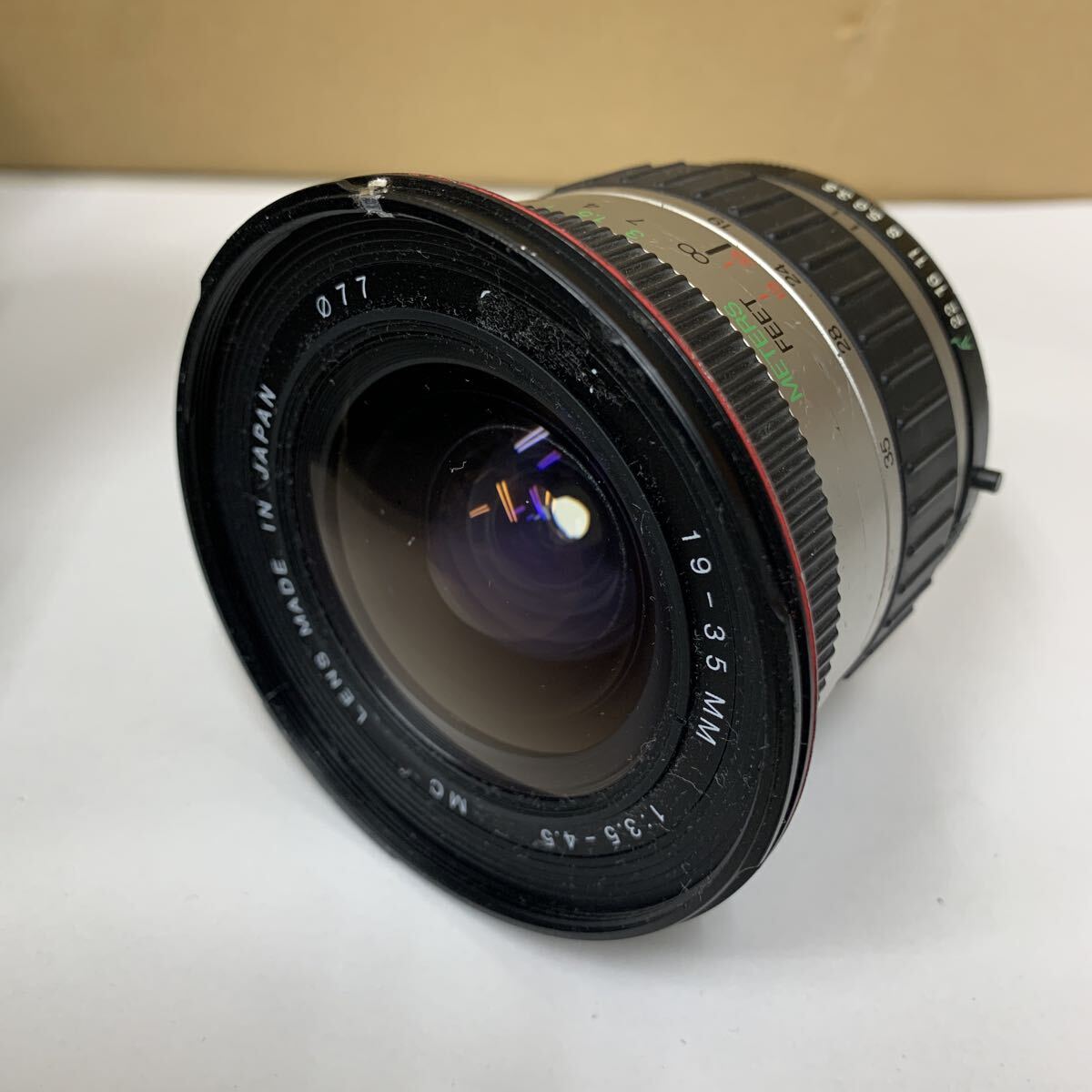 COSINA(?) 19 - 35mm 1:3.5-4.5 MC φ77 カメラレンズ ペンタックス用 未確認 LENS 150