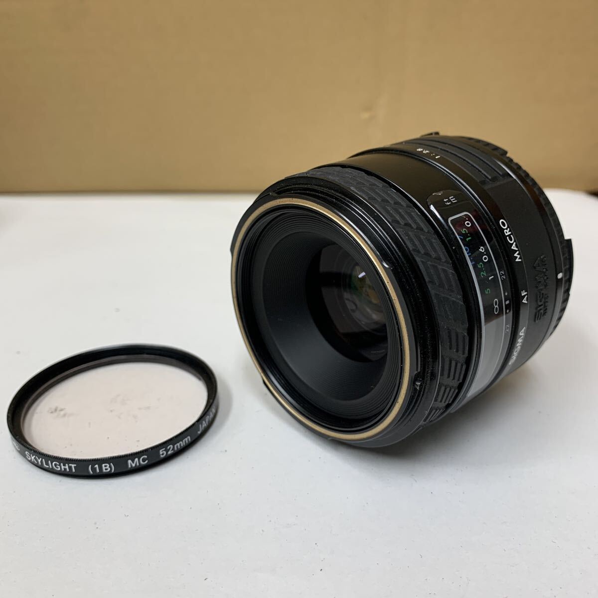 SIGMA AF MACRO 50mm 1:2.8 MULTI-COATED φ52 シグマ カメラレンズ ニコン用 未確認 LENS 155