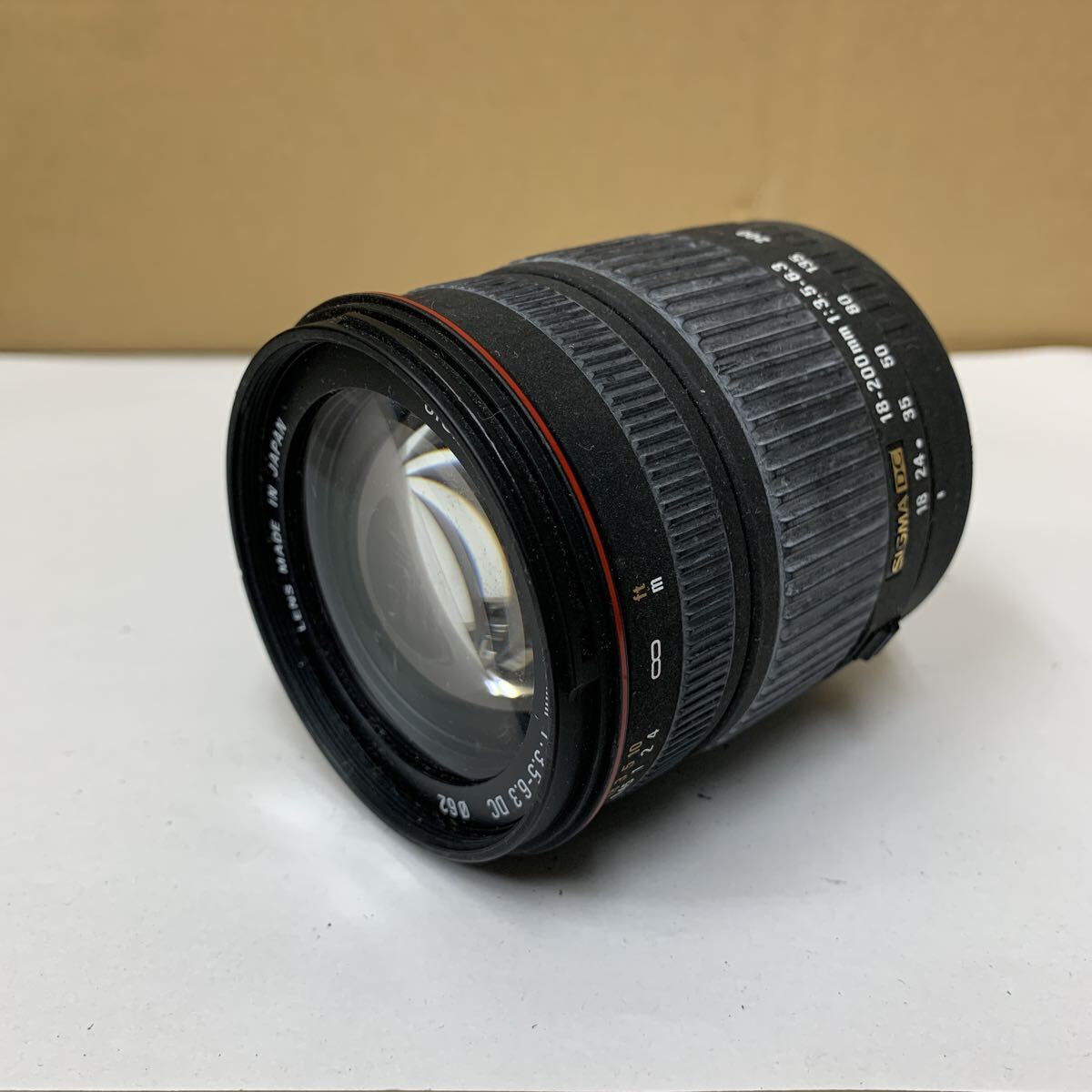 SIGMA ZOOM 18 - 200mm 1:3.5-6.3 DC φ62 シグマ カメラレンズ キヤノン用 未確認 LENS 157