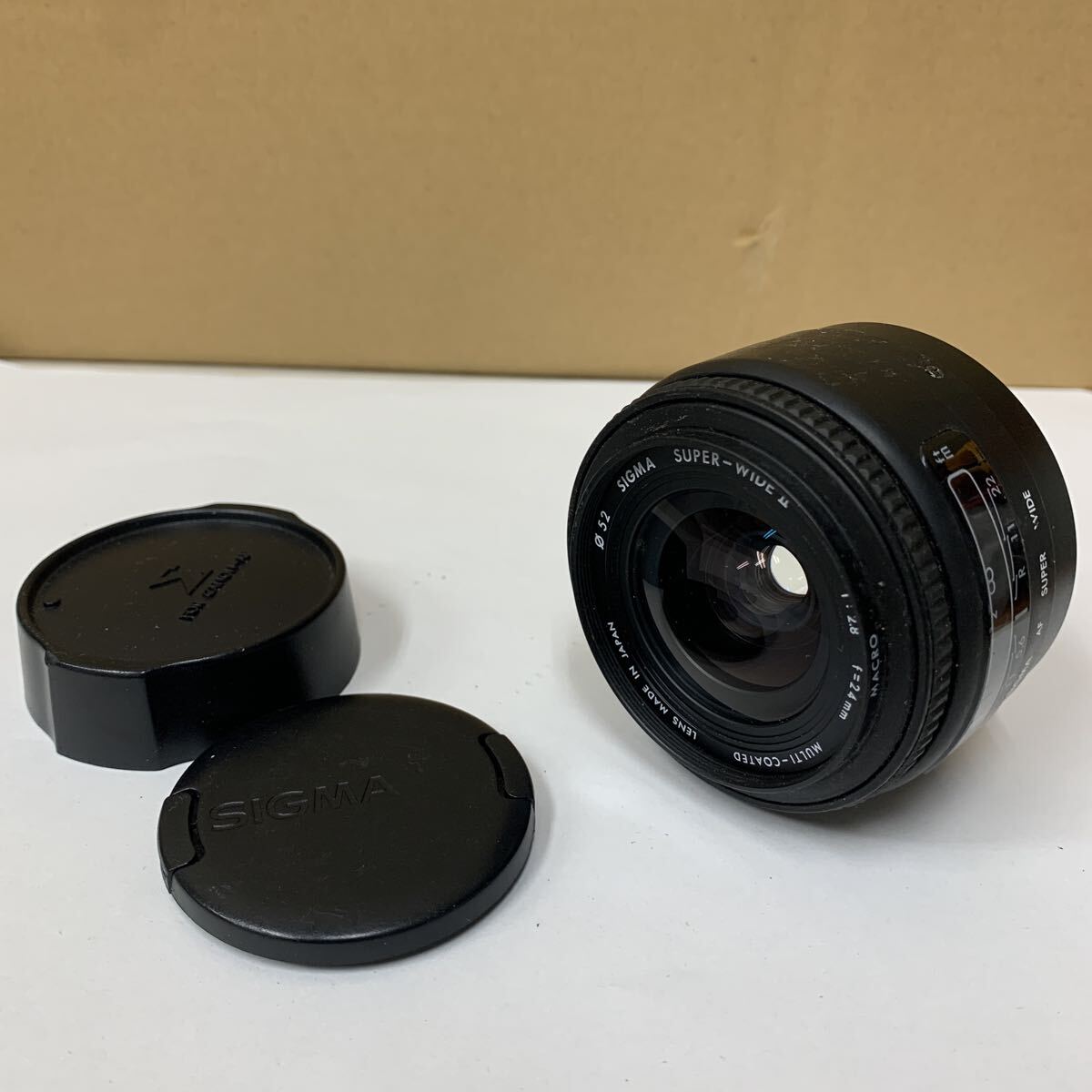 SIGMA SUPER-WIDE II 24mm F2.8 MULTI-COATEDφ52 シグマ カメラレンズ キヤノン用 未確認 LENS 163