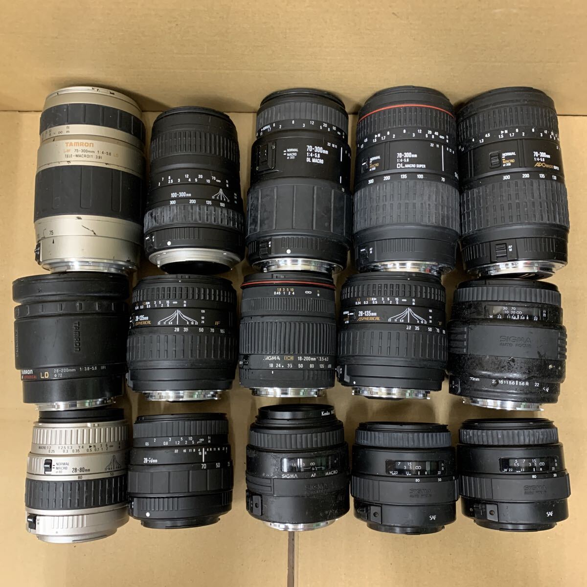 まとめて SIGMA TAMRON シグマ タムロン カメラレンズ キヤノン用 未確認 SET 119