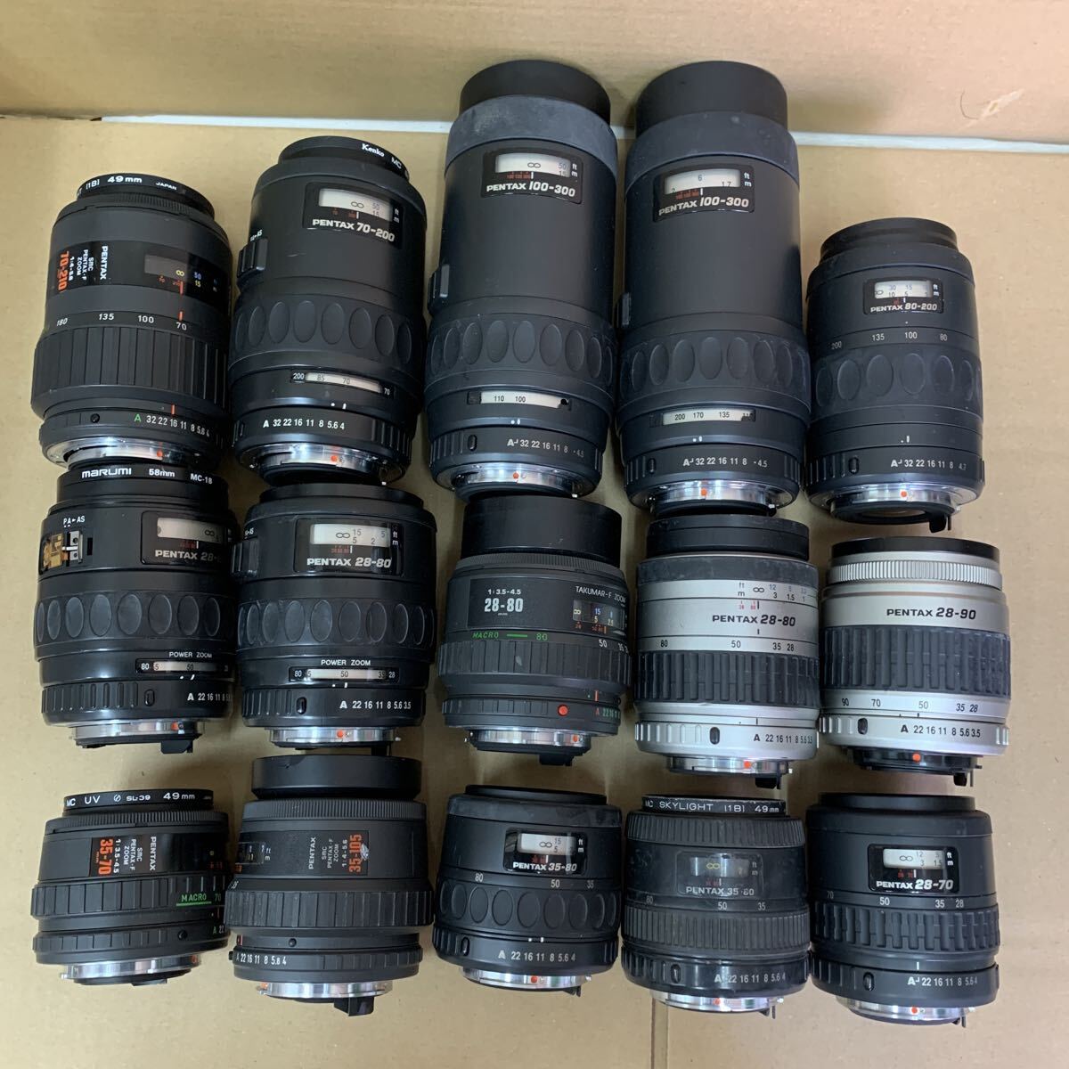 まとめて PENTAX ペンタックス カメラレンズ ペンタックス用 未確認 SET 127