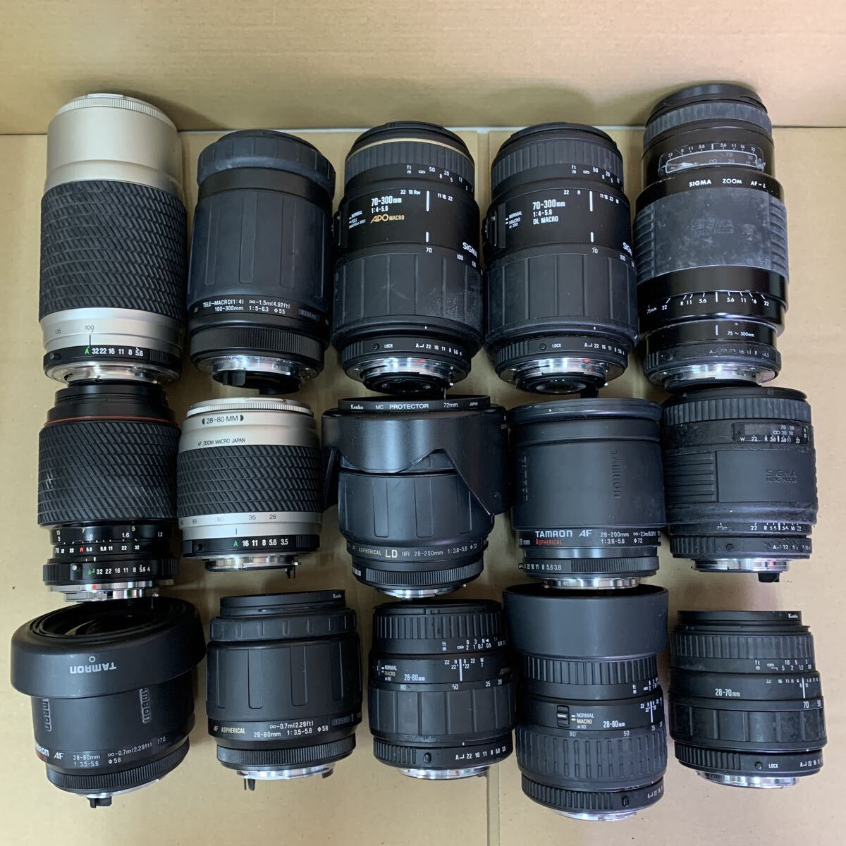 まとめて SIGMA TAMRON Tokina シグマ タムロン トキナー カメラレンズ ペンタックス用 未確認 SET 128