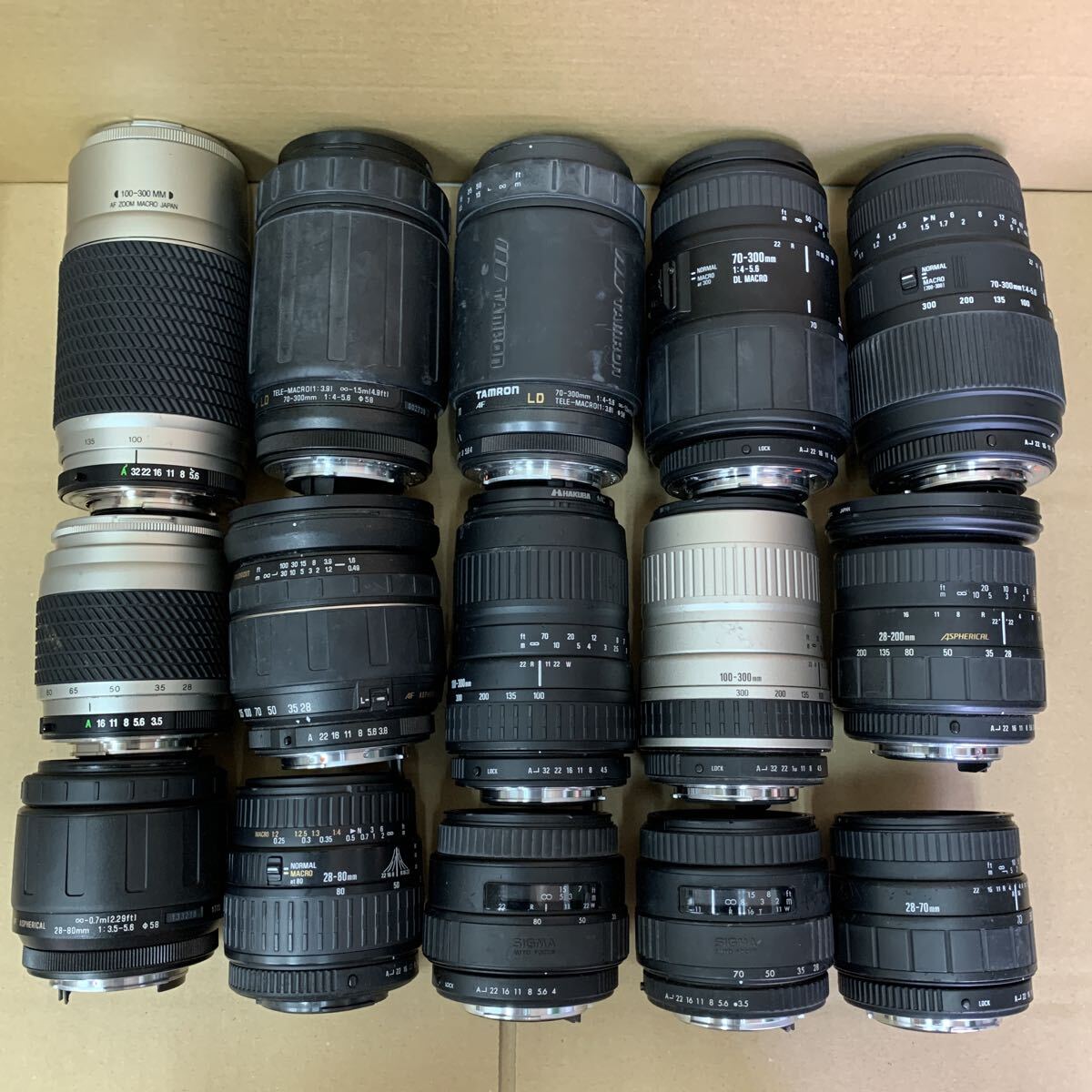 まとめて SIGMA TAMRON Tokina シグマ タムロン トキナー カメラレンズ ペンタックス用 未確認 SET 129