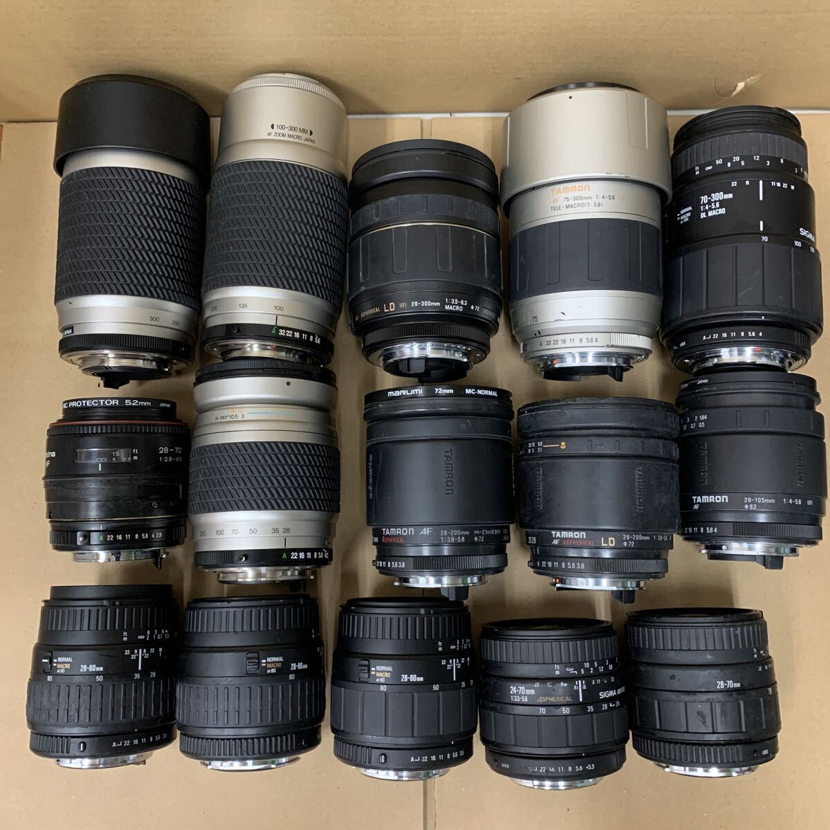 まとめて SIGMA TAMRON Tokina シグマ タムロン トキナー カメラレンズ ペンタックス用 未確認 SET 134