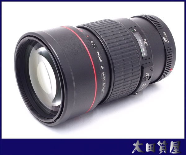 52)質屋出品☆Canon 単焦点レンズ/望遠 EF 200mm F 2.8 L USM 中古☆1円～売り切り