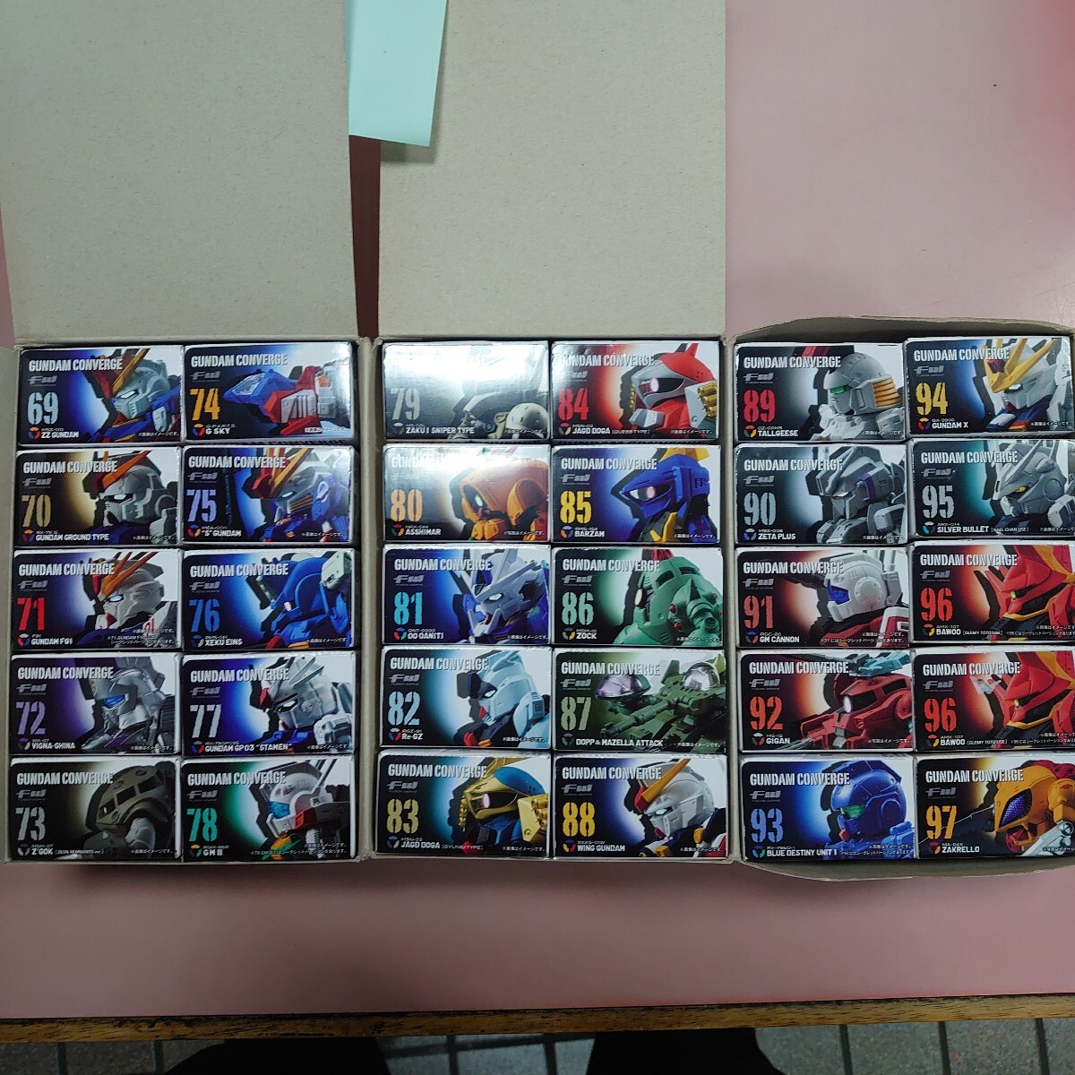 04④　断捨離　３０個29種類　69-97（96が２個入ってます） FW GUNDAM CONVERGE (ガンダムコンバージ) 