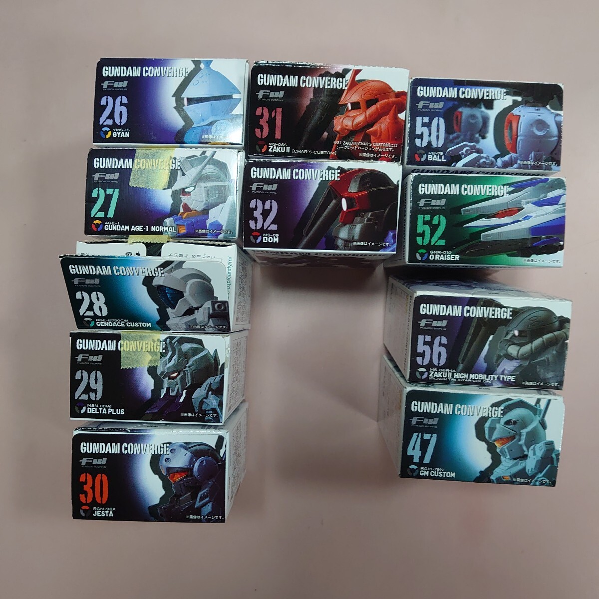 04⑥　断捨離　１１個セット　26-32 他4個　旧シリーズ　ＦＷ GUNDAM CONVERGE　 ガンダムコンバージ　バンダイ 食玩