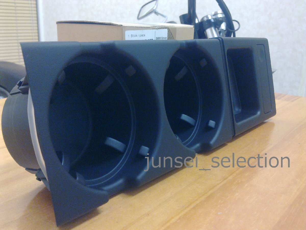 BMW 純正 E46 カップホルダー + コインBOX付 コンソールトレイ set M3 318i 320i 330i 318Ci 330Ci 318ti センターコンソール