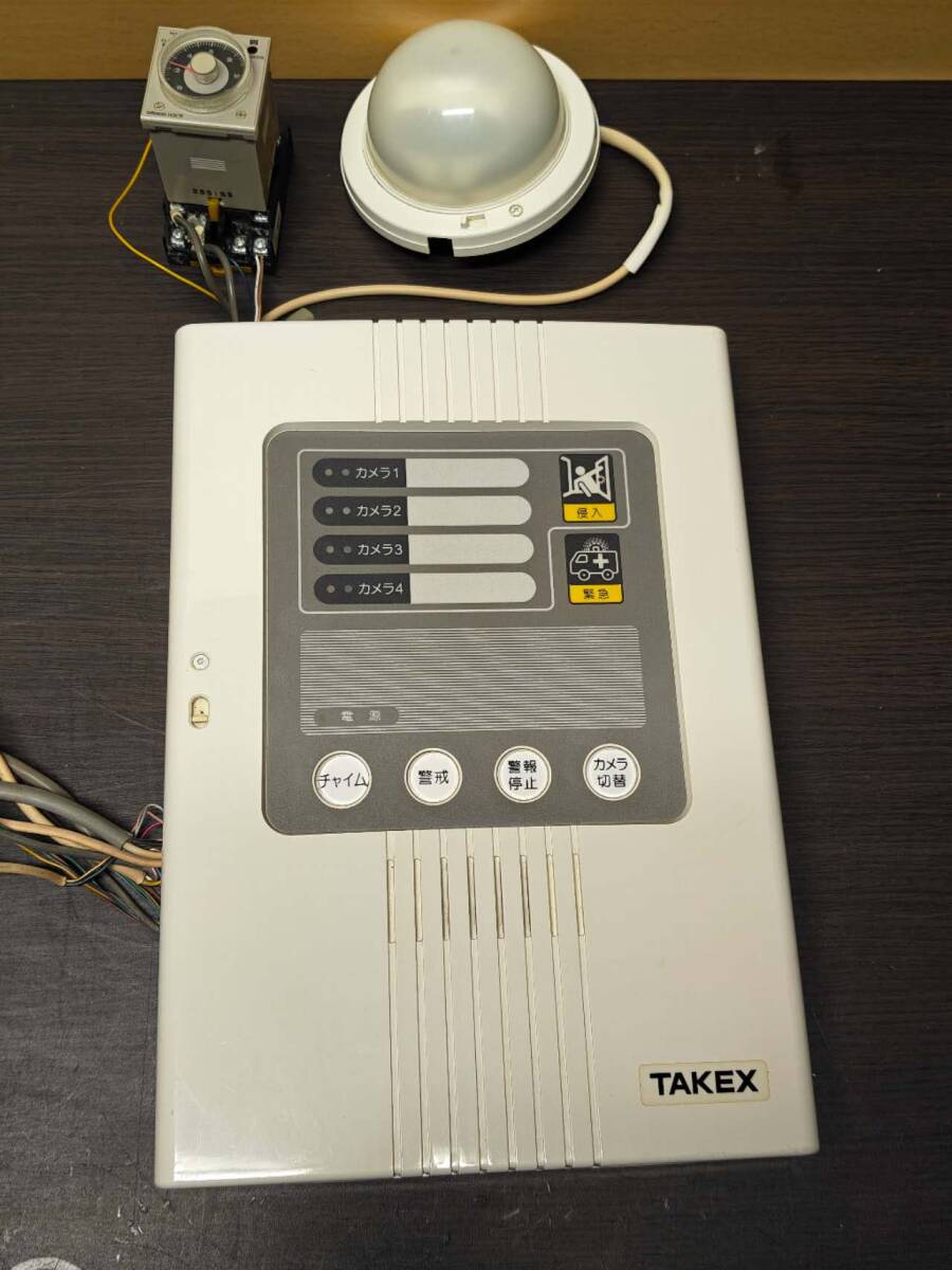 竹中エンジニアリング株式会社 TAKEX :C-604VF3 セキュリティ用システム機器 受信制御機器 コントローラ 動作未確認 