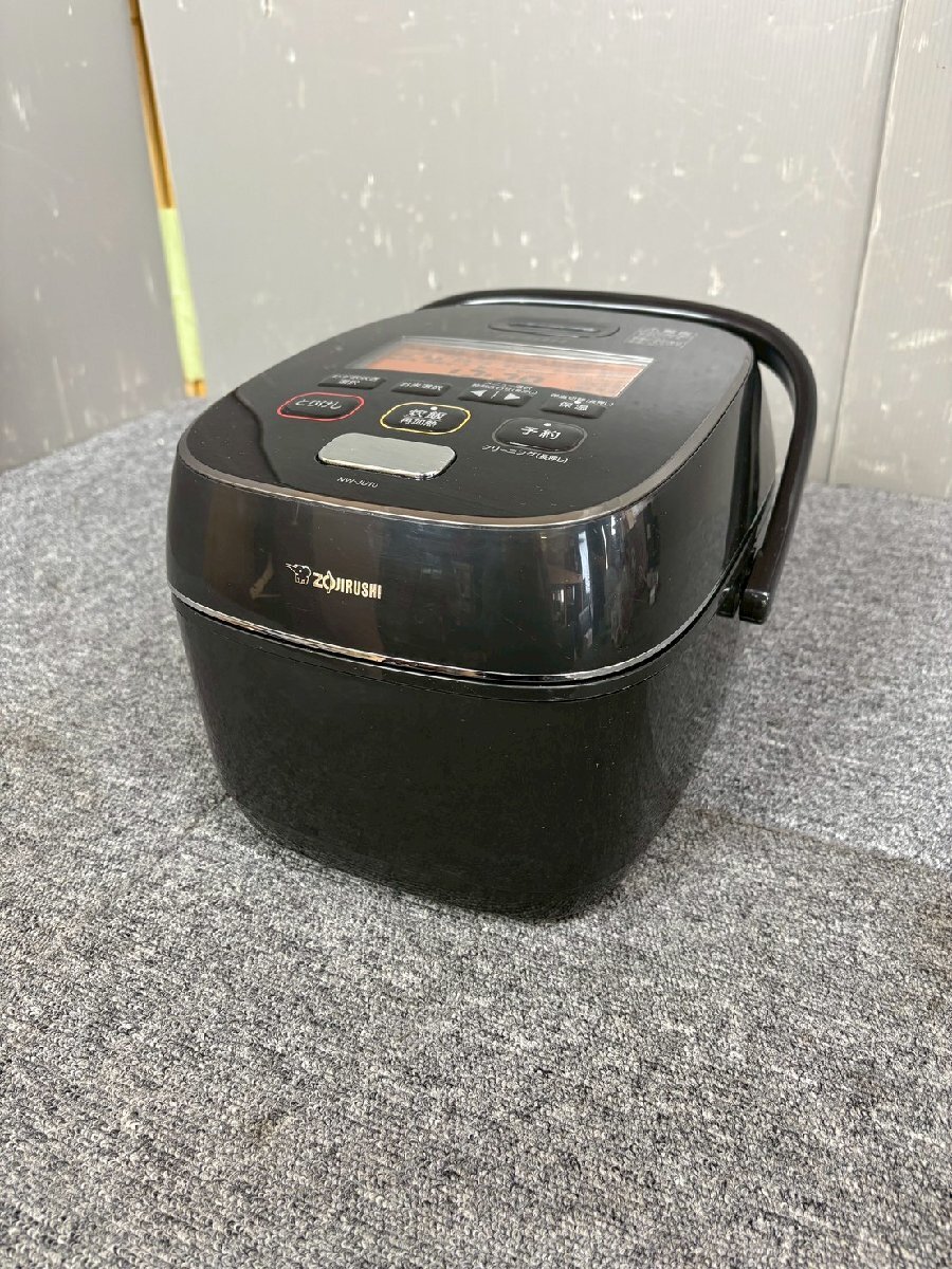 NB040011◆ZOJIRUSHI 象印 ◆圧力IHジャー 炊飯器 NW-JU10 5.5合炊き 2020年製 豪炎かまど釜 直取歓迎！