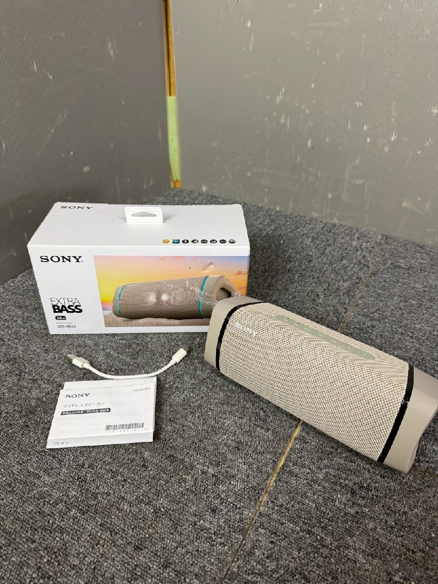 NB040028◆ SONY ソニー ◆アクティブ ネック スピーカー SRS-XB33 ワイヤレス Bluetooth 音出しOK 直取歓迎！