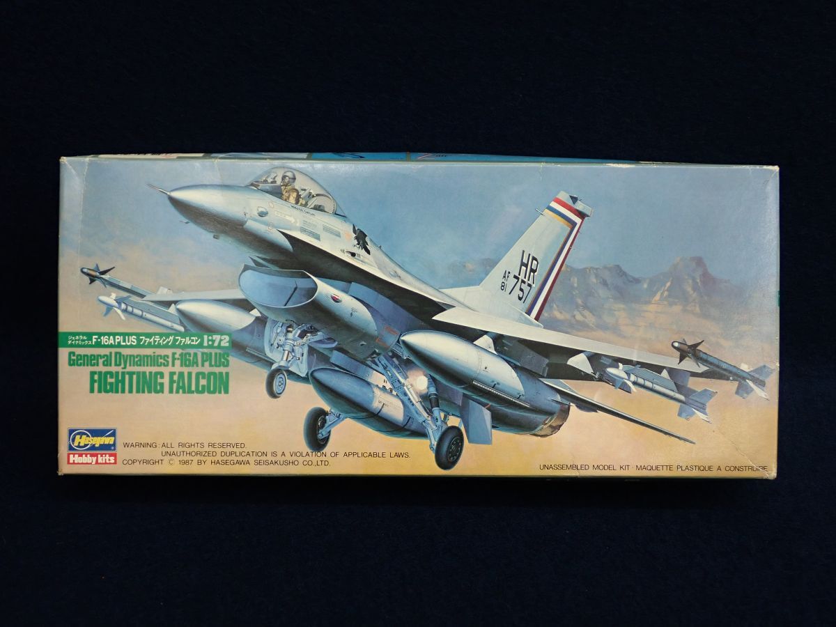 ▼プラモデル163 未組立 Hasegawa ジェネラルダイナミックス F-16A PLUS ファイティング ファルコン▼ハセガワ/1/72スケール