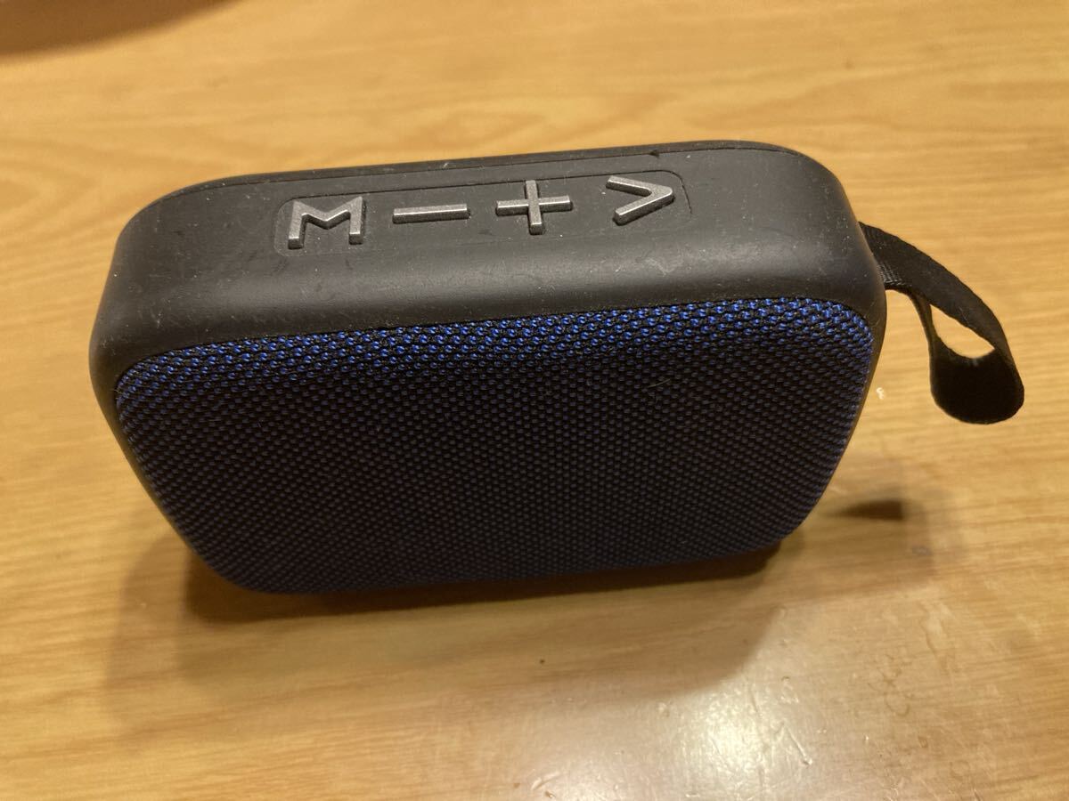 【Bluetooth wirelessスピーカー 】小型 コンパクト ブラック ブルー