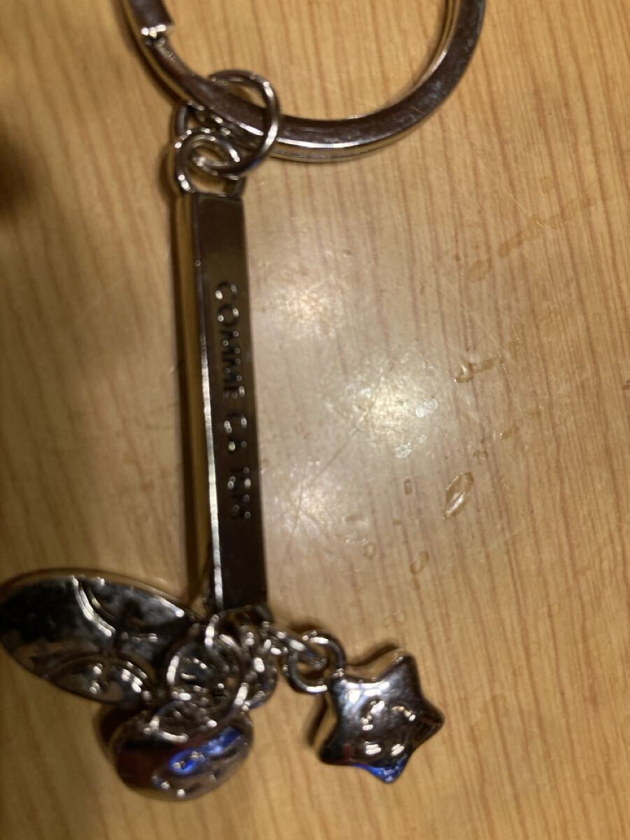 【COMME CA ISM】コムサイズム キーホルダー シルバー