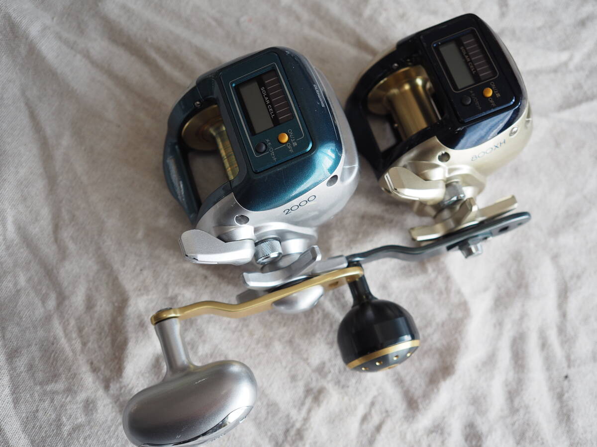 ♪♪訳あり　シマノ　ＳＣ小船　800ＸＨ　2000　2台セット♪♪