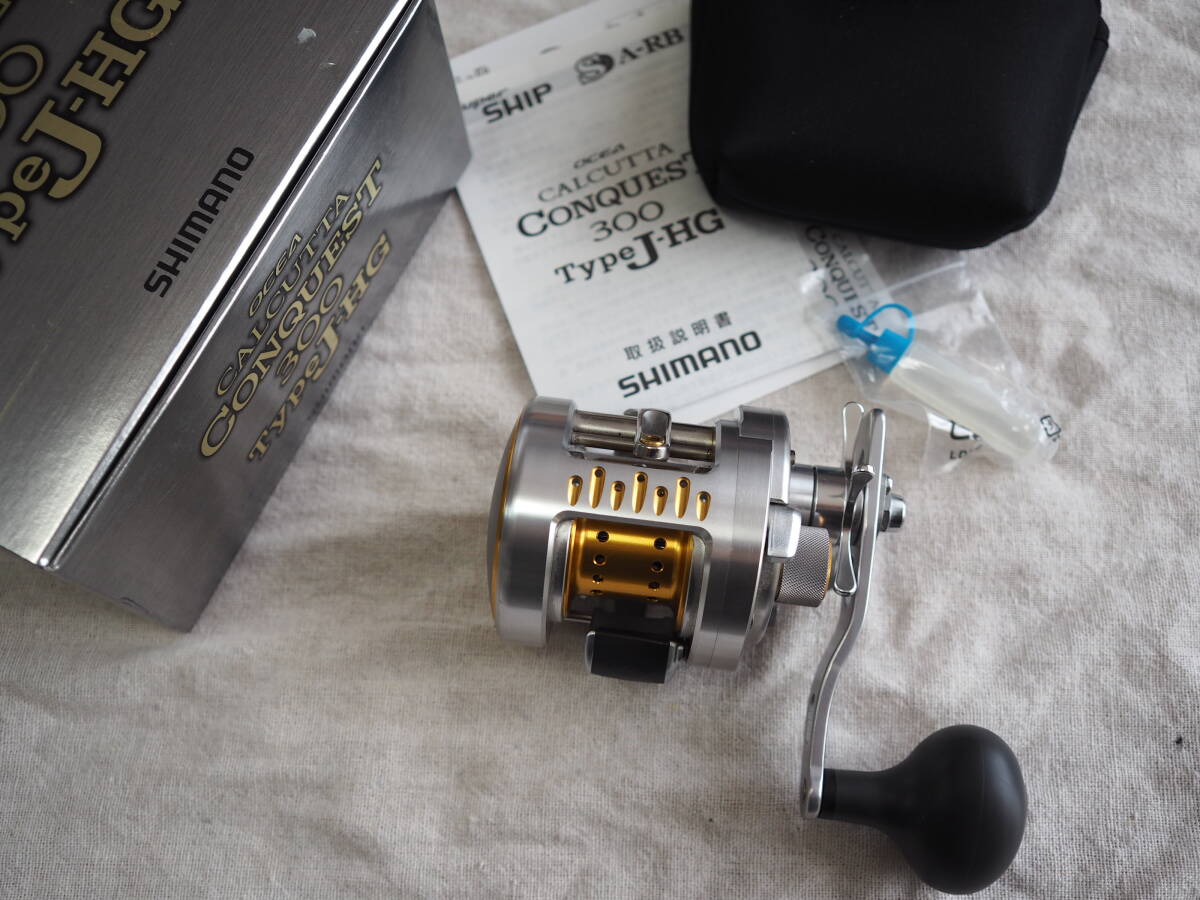 ♪♪超美品　シマノ　カルカッタコンクエスト　300　タイプJ-HG　日本製♪♪
