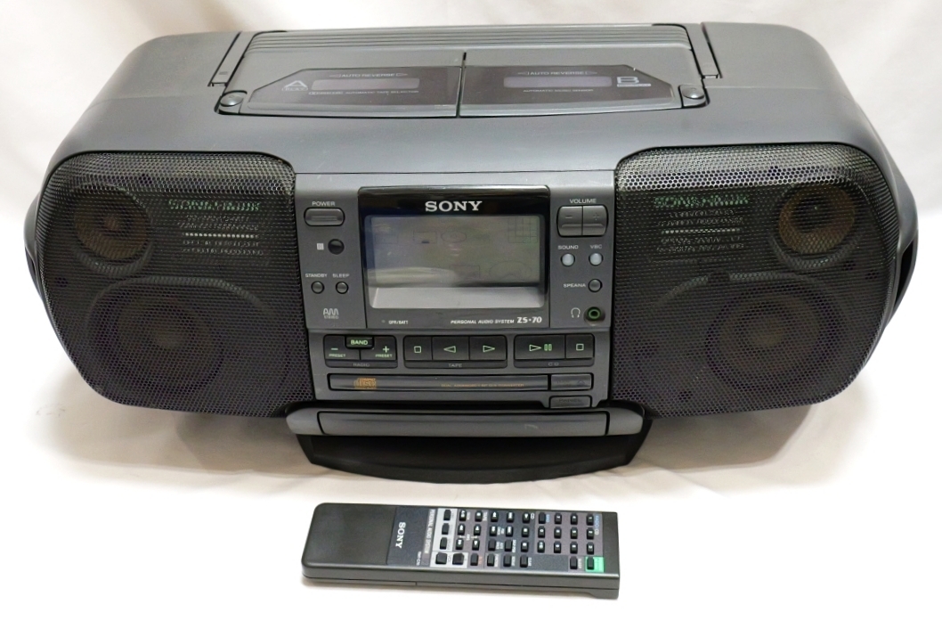 ■ジャンク即決！SONY ソニー ZS-70 SONAHAWK ソナホーク ラジカセ CD AM FM ラジオ