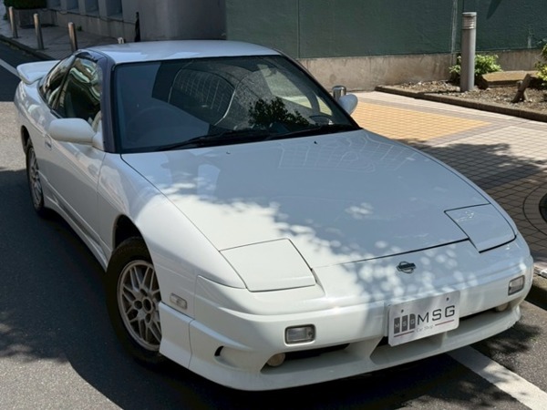 180SX 2.0 タイプX 純正5速　社外マフラー　ロールケージ