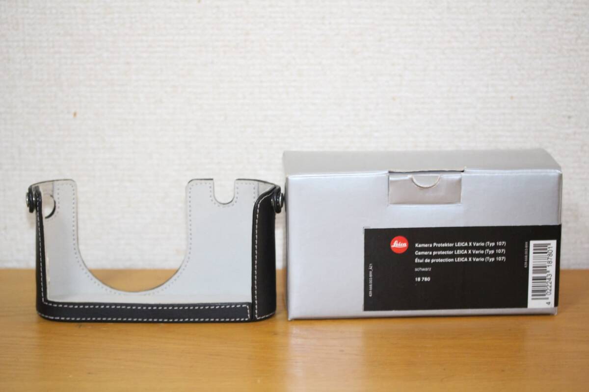ライカ X Vario typ 107 用 カメラプロテクター ブラック 純正 18780 leica camera protector for X vario typ 107 
