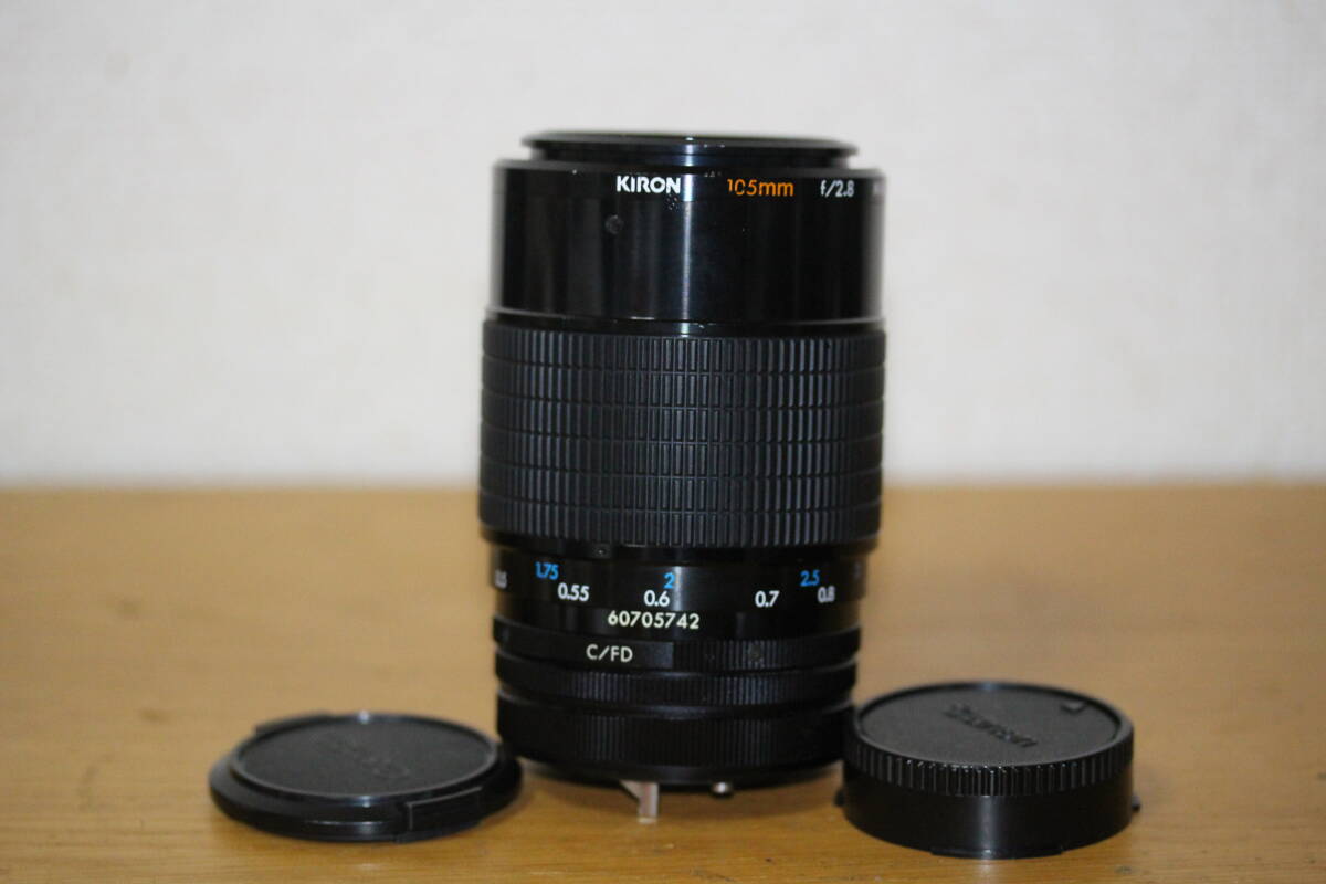 Kino Precision KIRON 105mm F2.8 MACRO 1:1 for canon FD mount キノ精密工業 キロン 等倍マクロレンズ キヤノンFDマウント