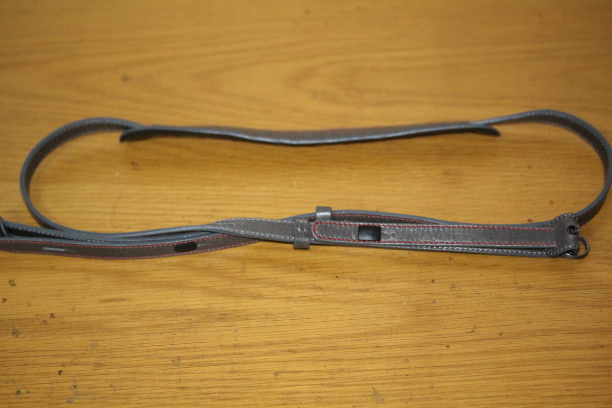 ライカ 18819 TL , TL2 用 レザー 革ネックストラップ ストーングレー leica neck strap for tl 18819 stone grey
