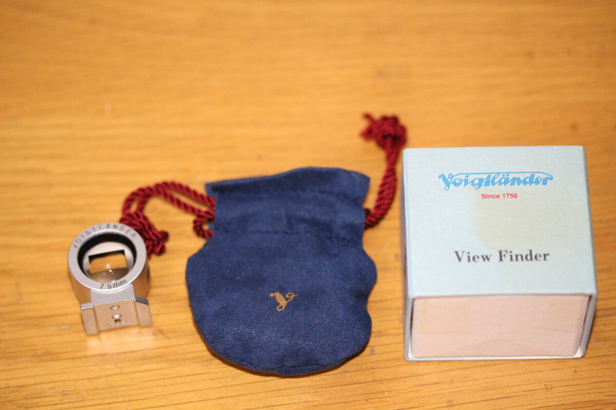 voigtlander 75mm view finder フォクトレンダー 75ミリ ビューファインダー 外付けファインダー