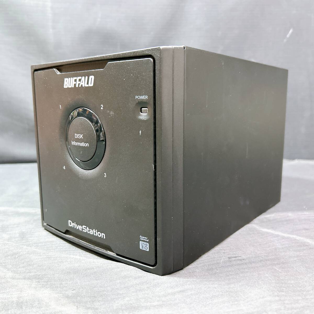 【ケースのみ/動作品】BUFFALO/バッファロー HD-QHU3/R5(HD-QH16TU3/R5) 外付けHDD ドライブステーション/HDD欠品