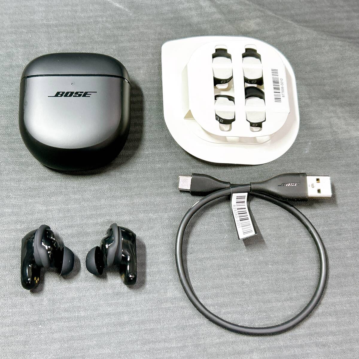 【美品/イヤホン】BOSE QuietComfort Earbuds Ⅱ ワイヤレス ノイズキャンセリング イヤホン/動作品