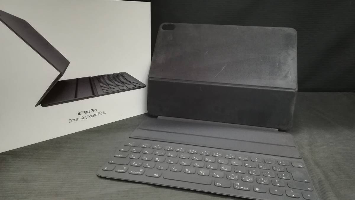 ☆【動作品♪】Apple Smart Keyboard Folio [A2039/MU8H2J/A]12.9インチ iPad Pro(第3世代)用/日本語　
