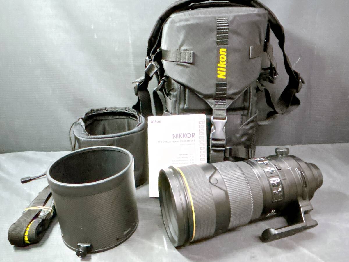 【動作品】NIKON/ニコン AF-S NIKKOR 300mm f/2.8G ED VR Ⅱ 単焦点 レンズ