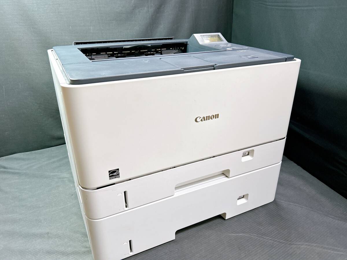 【動作品】CANON/キャノン Satera LBP441 モノクロレーザー プリンター A3対応 ペーパーフィーダー付属