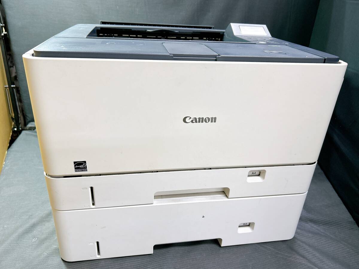 【動作品】CANON/キャノン Satera LBP441 モノクロレーザー プリンター A3対応 ペーパーフィーダー付属