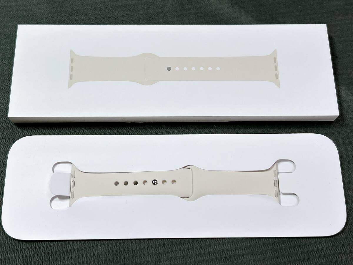 【美品】Apple Watch スターライト スポーツバンド 40mm S/M [Starlight Sport Band]
