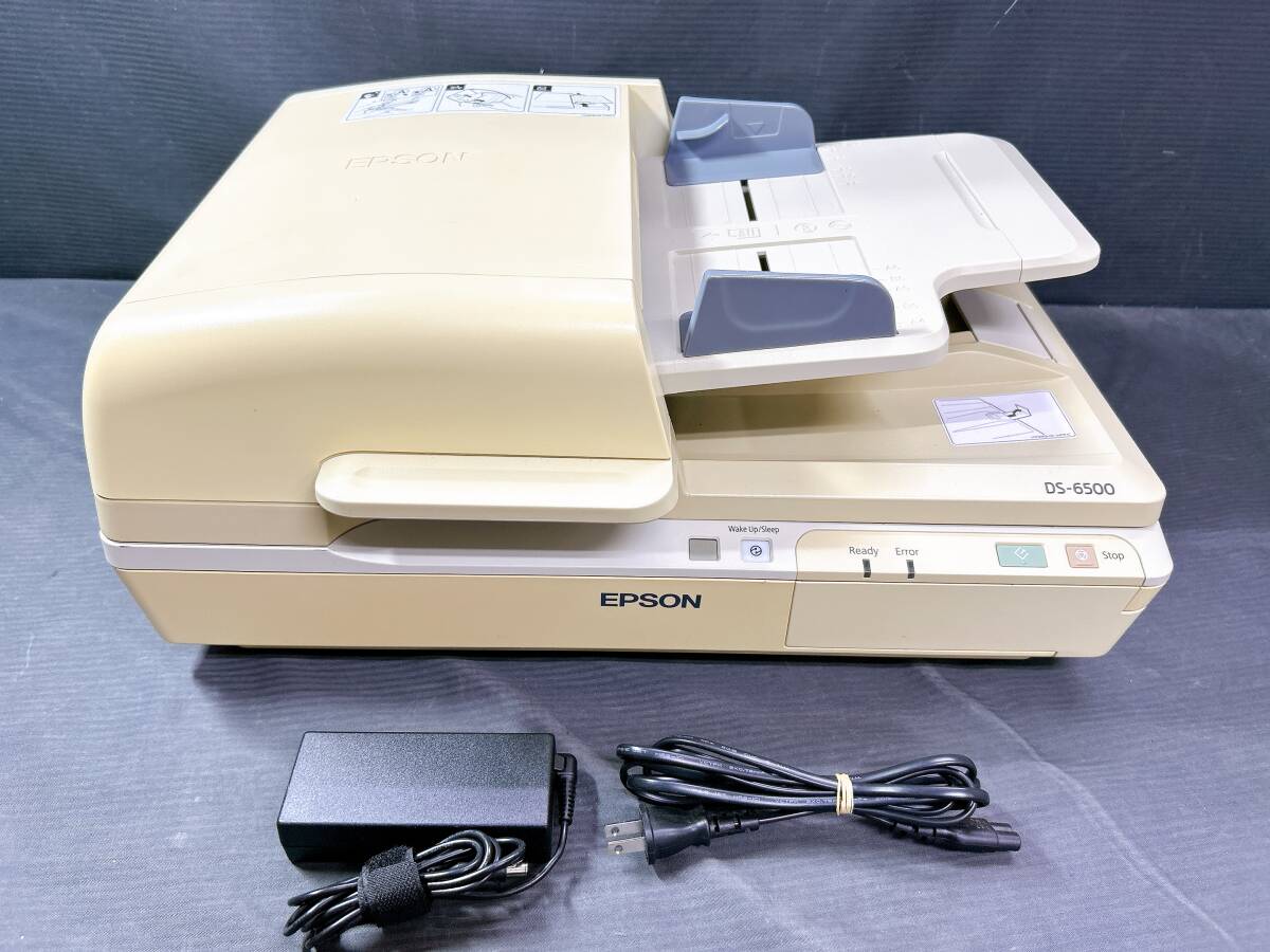 【スキャナ】EPSON/エプソン DS-6500 A4 フラッドベッド スキャナー/動作品