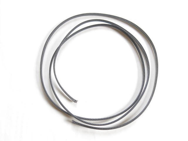 TECHFLEX Flexo PET 1/4" 6.35 mm Carbon 1.4m　テックフレックス フレクスオ 編組スリーブ ブレードスリーブ メッシュチューブ