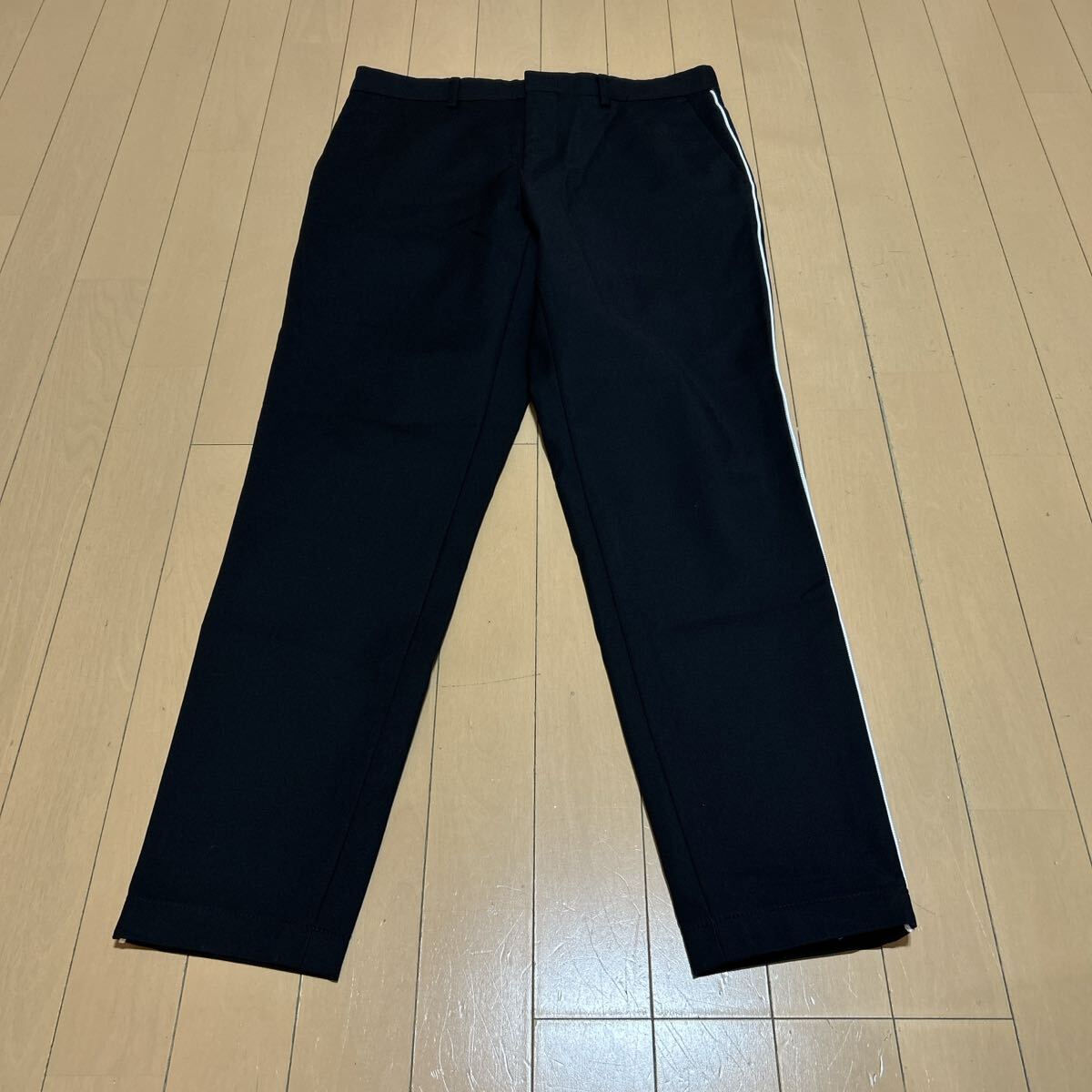 美品Calvin Klein PLATINUMカルバンクライン黒パンツ31カルバンクラインプラチナム