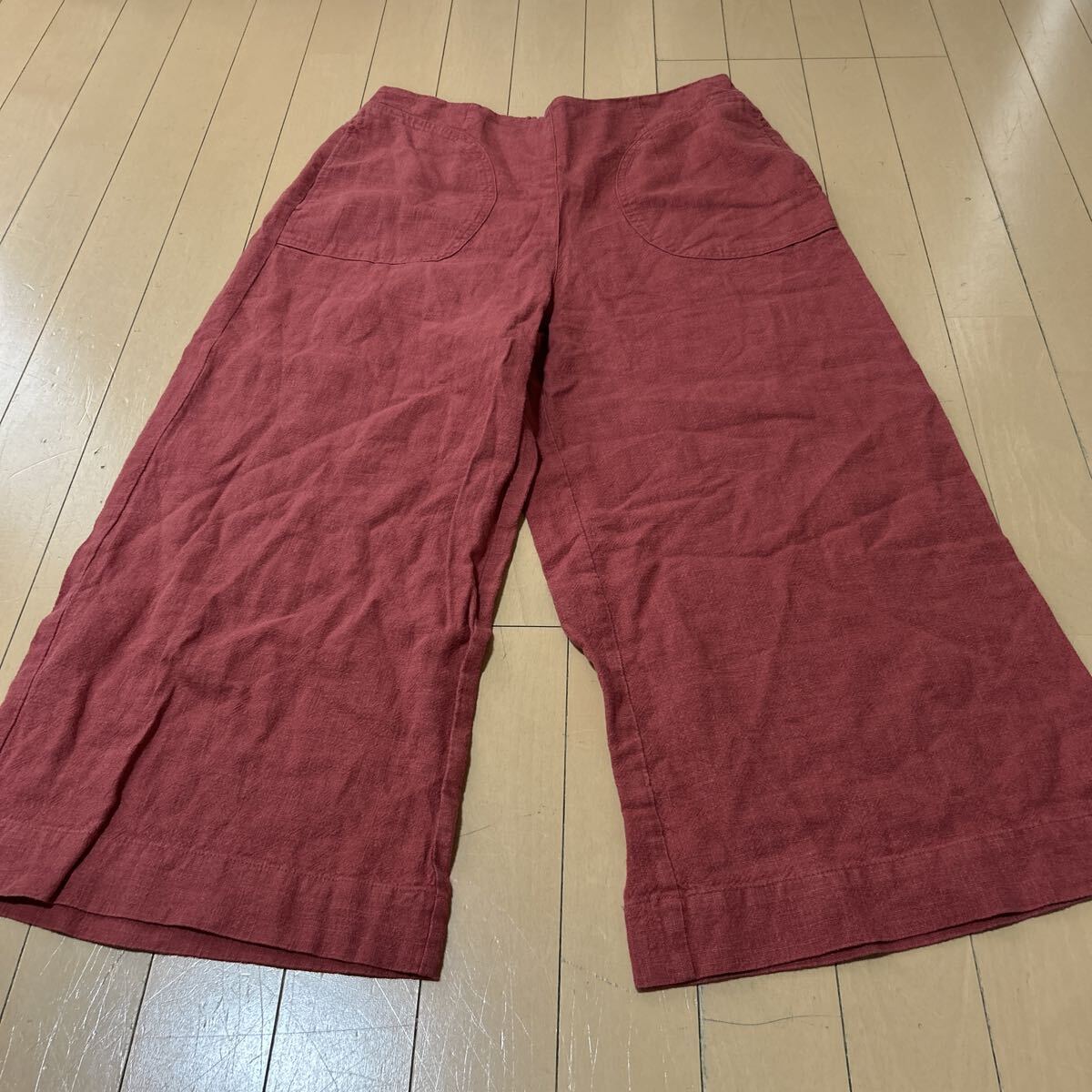 美品noa-ge SOPHISTICATED LL リネンコットンパンツ