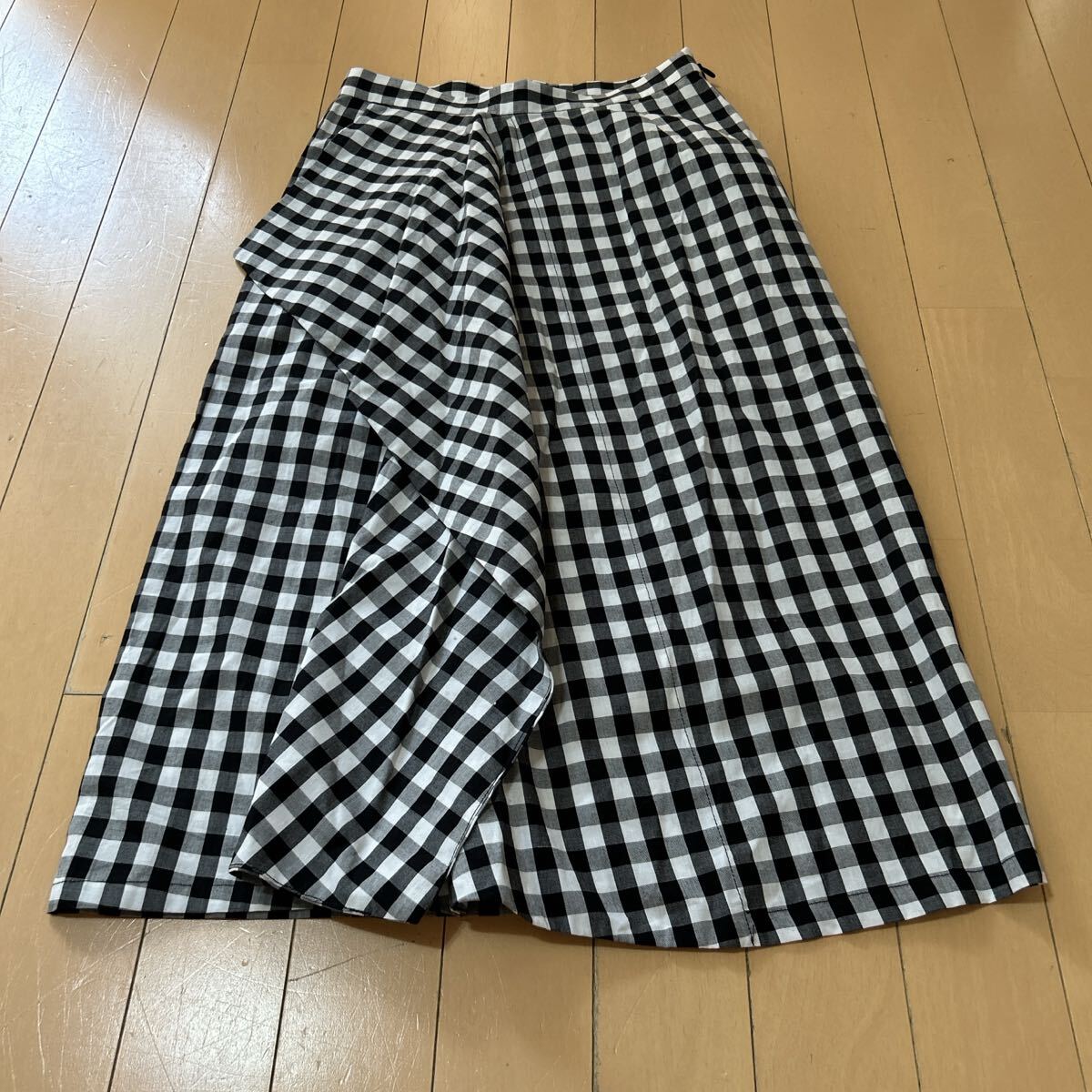 美品H&M34 XS ギンガムチェックスカート