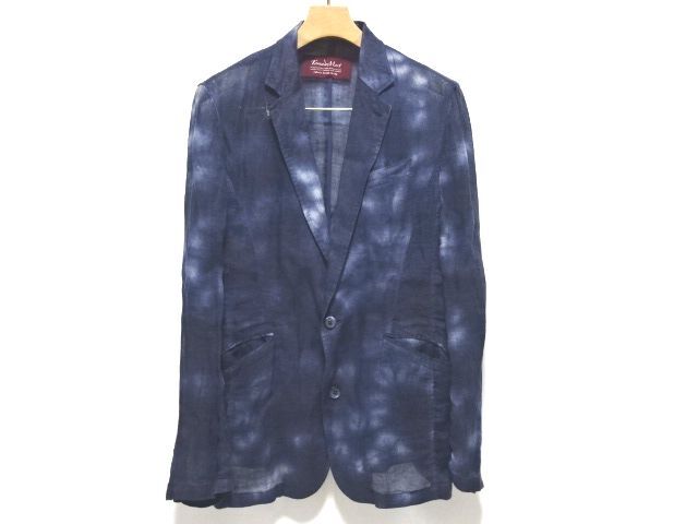 TORNADO MART 2015ss LINEN JACKET LL size / トルネードマート ムラ染め リネン ガーゼ ジャケット メンズ 定価38280円